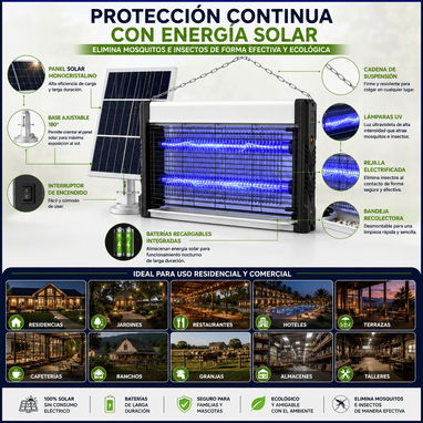 Exterminador eléctrico a base de panel solar - Img 126163645