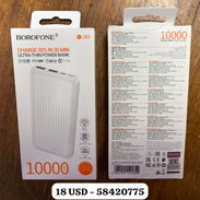 Power Bank o Portátil Borofone de 10000 mAh Carga Rápida 22.5w - 18 USD 58420775 Carga Real - Img 57609137