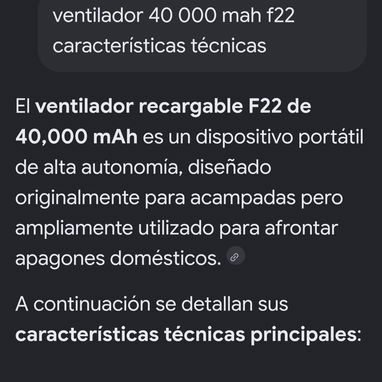 Ventilador recargable F22 40000 ma New - 2/10