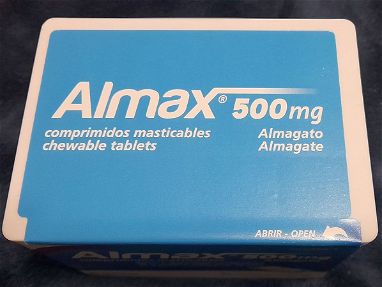 Almax 500 Mg. Alivia eficazmente la acidez y el ardor de estómago.sellado.vence 11/2027 - Img 69168433