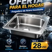 💧FREGADERO💧DE ACERO INOXIDABLE. FACTURA Y GARANTÍA.📲 54833699 - Img main-image-55195027