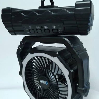 Ventilador Portátil* Ahora dos en uno. 🔺️ _Potencia de etrada:_ 15W ⚡_Voltaje de entrada y salida:_ 5V/3A 🔋Capacidad d - 2/3