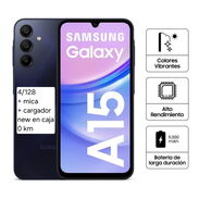 Samsung A15  4/128 + mica + cargador [nuevo en caja a estrenar] - Img 45564718