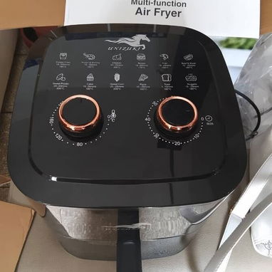 Freidora de Aire Unizuki Capacidad 4 litros potencia 1200 W. precio $85 USD Transporte Incluido Factura y garantía - 3/5