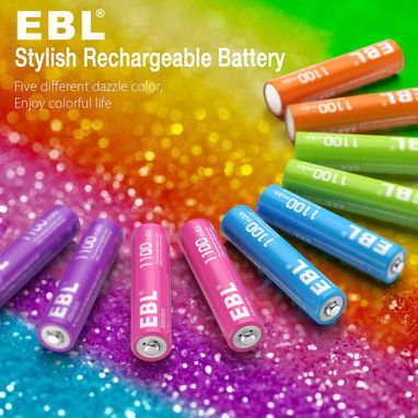 ✅✅ BATERIAS RECARGABLES EBL - AAA TRIPLE A ✅ LA MEJOR MARCA ✅ PACK DE 10 UNIDADES ✅ NI-MH ✅ 1100mAh ✅ NUEVA ✅ SELLADAS ✅ - Img 81993810