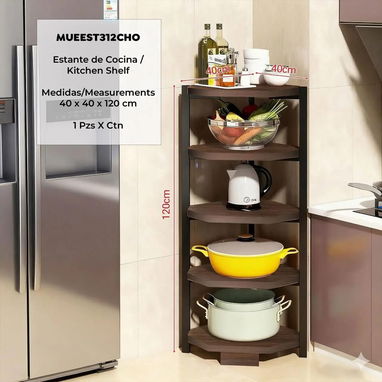 📢 Estantes (esquinero) de madera modernos, para cocina. Importados - Img 124511799