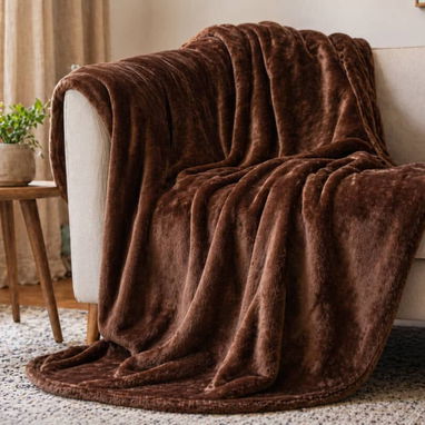 Colcha Majestic imperial Tela súper suave, abrigada y ligera Textura acolchada tipo terciopelo Ideal para cama. - 2/4