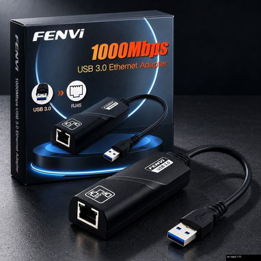 Adaptador USB 3.0 RJ45 - 2/3