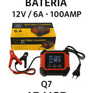 CARGADOR DE BATERÍA 12V / 6A - 100AMP Q7 NUEVOS EN CAJA!!! - Img 51293383