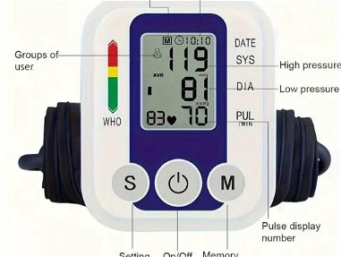 Esfigmo aparato medidor de presión arterial digital Nuevo en caja - Img 66522604