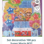 **Set decorativo de SUPER MARIO** - Img 56794578