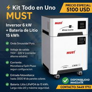 ⚡️Inversor 6kw+ Batería Litio 15kw⚡️ - Img 57096707