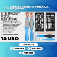 SET DE MANICURA Y PEDICURA MULTIFUNCIONAL CH-0328  💰 Precio: 12 USD - Img 58045672