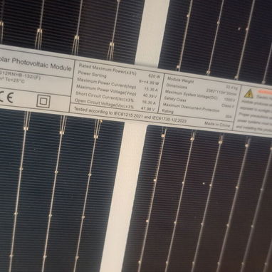 Panel Solar 620W - 3/3