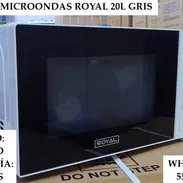 HORNO MICROONDAS ROYAL 20L GRIS, ENTREGA DE FACTURA, VARIEDAD DE ELECTRODOMÉSTICOS, ETC - Img 55536120