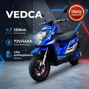🐝 VEDCA AVISPÓN 72V 120KM 70KM/H BATERÍA LITIO + ENVÍO GRATIS - Img 56712079