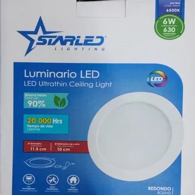 LÁMPARA LED EMPOTRABLE EN PLADUR (PANEL LED) / LUCES LED Y NEÓN COLOREADAS PARA ILUMINACIÓN DE LOCAL - 📞58504201 - Img 92265000