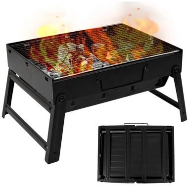Mini Parrilla De Carbón Portátil Plegable Acero Inox .... 63698915 - Img 118129542