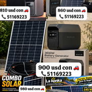 ☀️🔋 **¡COMBOS SOLARES DISPONIBLES!** 🔋☀️ ⚡ **Energía para tu hogar, negocio o donde la necesites** ⚡ - Img 57617428