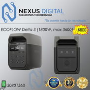 !!💻!! Estación de energía ECOFLOW DELTA 3, 1024Wh Batería LiFePO4 (LFP), 1800W (nominal), 3600 (max)!!💻!! - Img 53572578