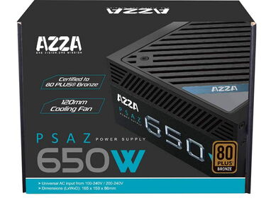 AZZA 650W Certificado bronce 80PLUS nuevas selladas en caja! - Img main-image