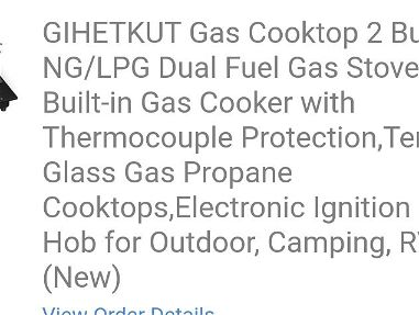 Cocina de gas con panel de acristalamiento térmico. - Img 66969673