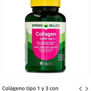 Colágeno tipo 1 y 3 con vitamina C. Trae 90 tabletas de 1000mg - Img 57323649