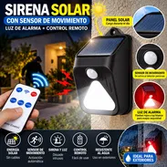 Sensor de movimiento con alarma, control remoto y panel solar. - Img 58279069