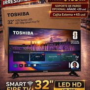 SMART TV TOSHIBA 32" HD FIRE TV . Modelo V35. Precio 155 💵. Con cajita dijatal externa 200 💵. Soporte a la pared 20 💵 - Img 55403285