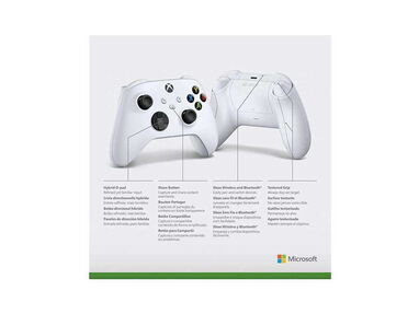 0km✅ Control Xbox Core Wireless White 📦 Controller, 2x AA Battery ☎️56092006 - Img 64355191