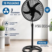 Ventilador de pedestal 18" - Img 55314254