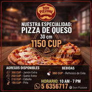 Pizzas de queso a domicilio - Img 56264293
