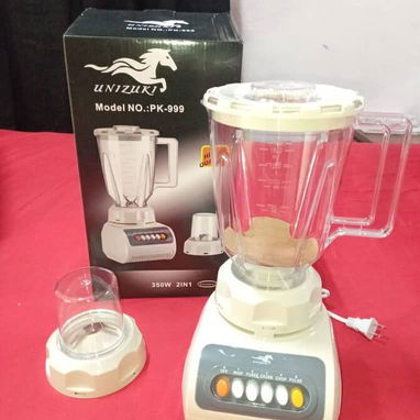 Batidora 2 en 1 Marca: Unizuki vaso plástico con Moledor de especias Precio $40 USD Mensajería Incluida - 3/3