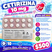 Ceterizina 10mg (10 tab)-$500 H.E - Img 57901012