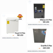 Neveras 3.5 Pies 185 USD y 5 Pies 240 USD, Royal, Milexus y Enerlife - Img 55419193
