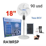 Ventilador de pedestal recargable de 18" - Img 55497344