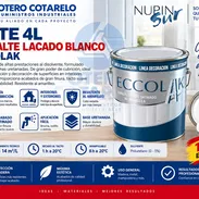 BOTE 4L ESMALTE LACA BLANCO ECCOLAK - Img 57427312