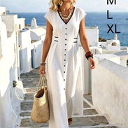 Vestido blanco largo - Img 58024998