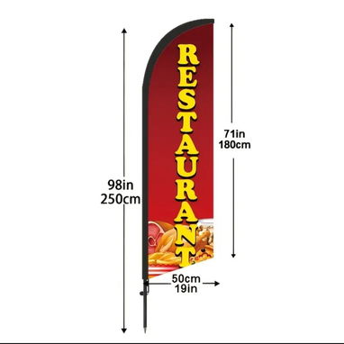 Bandera indicadora de Restaurante - Img 127205833