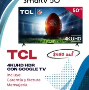 TCL 50 pulgadas NUEVO Y SELLADO•TRANSPORTE INCLUIDO - Img 48615901