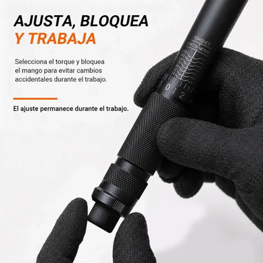 Llave Torque o Torquimetro 1/2- Llave Dinamométrica, Mecánica ±4% Precisión con Estuche. - 3/4
