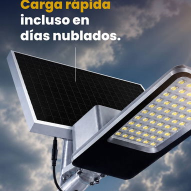 Lámpara Solar para Exterior 800W - 3/7