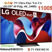 TV Ultra Fino “LG C4 OLED” 65 Pulg. 4K ,240Hz – COMO NUEVO , SE USO 2 MESES,EN SU CAJA – IMAGEN BRUTAL – 🔥 al 53822315 - Img 53923769