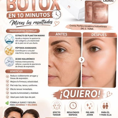 Crema Perfeccionadora Age Reversist✨ Efecto Botox en 10 minutos (Tensa arrugas inmediatamente) 30 sobres unidosis 0.3 ml - 3/3