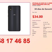 ZTE Blade A3 2020 4G (1+16GB) (SOLO FUNCIONA CON LTE) - Img 54839446