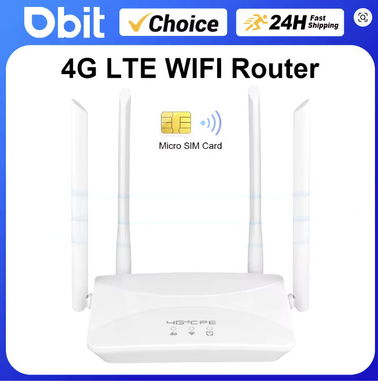 Routers WIFI 4G LTE de 150Mbps,  potenciador de señal de potencia,4 antenas externas, punto de acceso más suave - Img 93713649