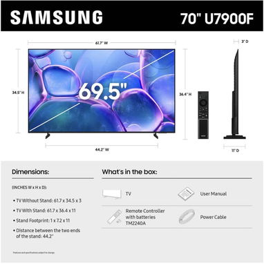 Samsung 85” Crystal UHD 4K ( serie U7900 2025 ) - Img 117241333