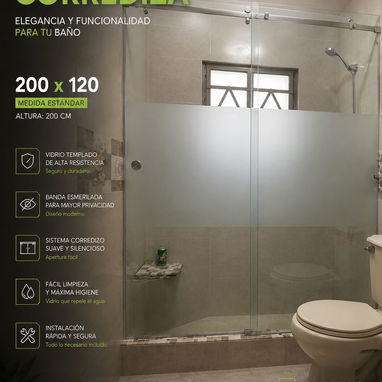 Kavina , puerta batible, bloques de cristal, mampara, paños fijo, ventanas e su marquetería aluminio - 7/8