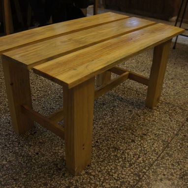 Mesita de centro para terraza de madera - Img 123999672