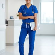 Conjunto Médico "Vitality" en Azul Real Talla S 18 - Img 55805637